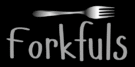 sophisticated silver logo with fork for forkfuls